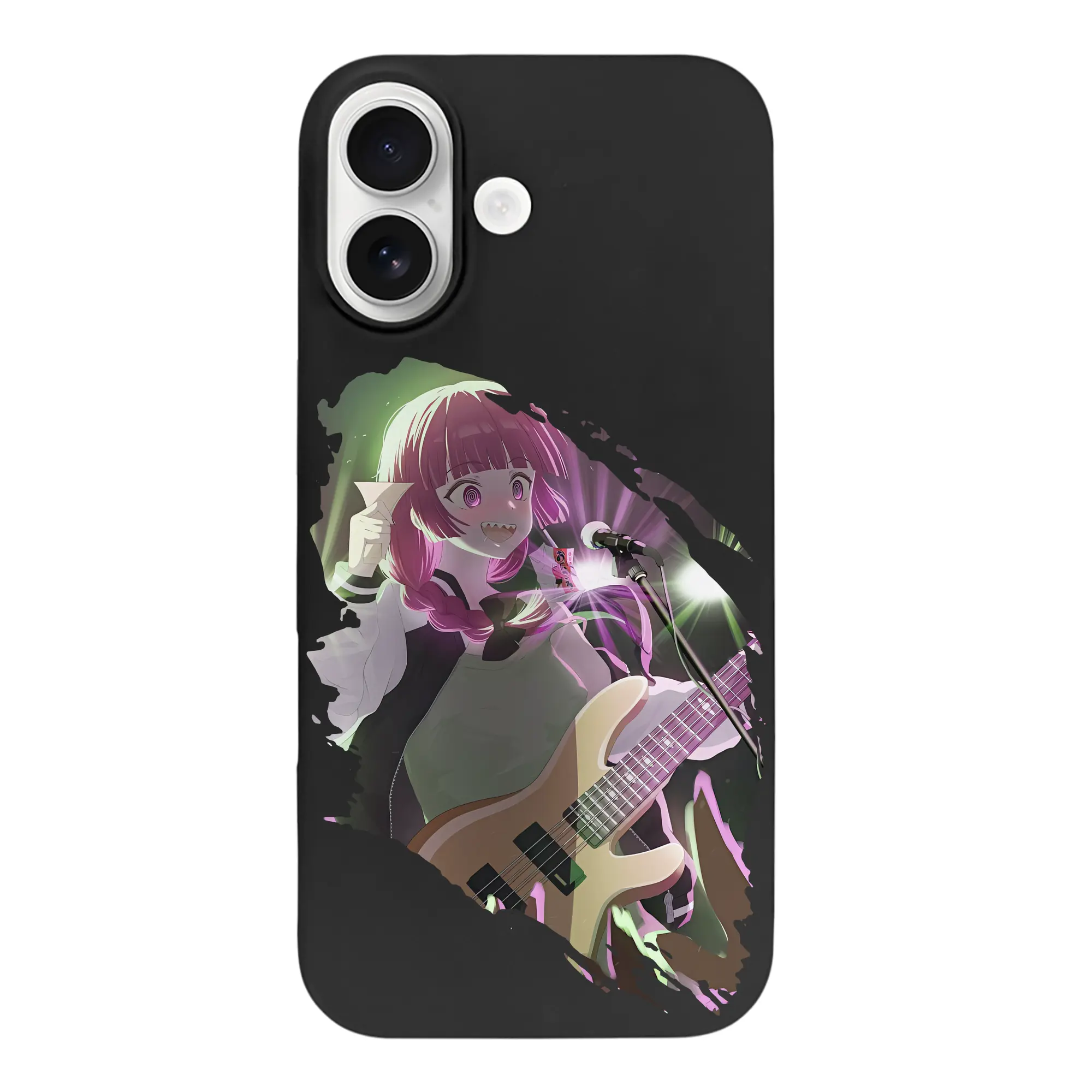 ぼっちざろっく！ グッズ,廣井きくり - iPhone 17 シリーズ シリコンケース 薄型 耐衝撃 指紋防止 ソフトタッチカバー 精密フィット 傷防止 保護ケース iPhone 17/17 Air/17 Pro/17 Pro Max 対応